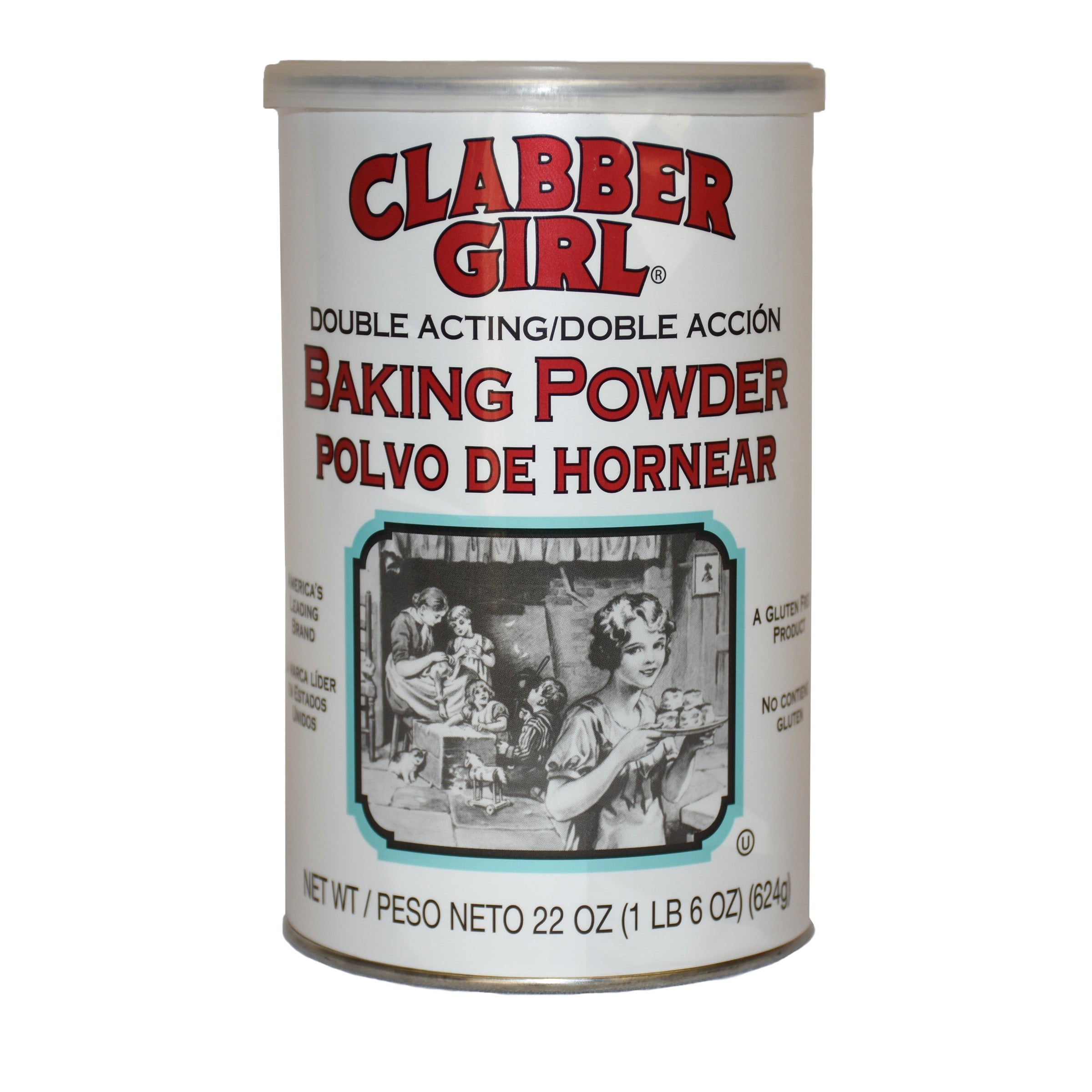 (2 Pack) Clabber Girl Double Acting Baking Powder, 22 oz