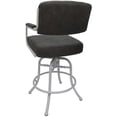 thumbnail image 2 of Swivel Tilt Counter Metal Bar Stool 26" - M-110 - Dark Gray - White Frame, 2 of 3