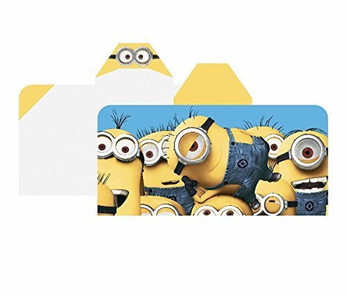 BATH TOWELS KIDS HOLIDAY SWIMMING 100% COTTON DESPICABLE ME MINIONS BEACH 