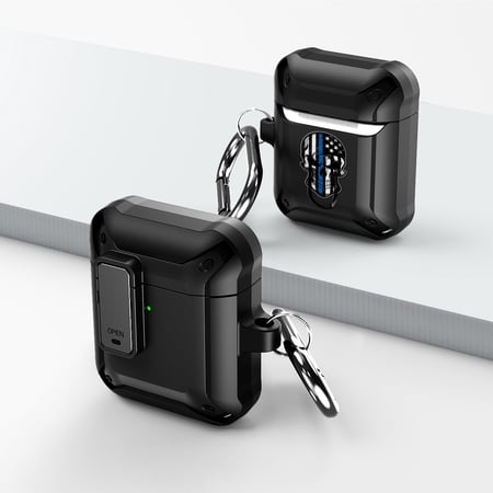 Duo Shield Secure Lock Designed For Apple AirPods Generation 1 & 2 With Hook  Black/Black price history on PriceWatchPro