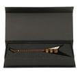 thumbnail image 2 of Mini Guitar Model, Wooden Miniature Guitar Black  For Home, 2 of 8