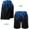 thumbnail image 2 of GENTS BLISS Hawaiian Men Shorts Bathing Mesh Lining Beach Shorts for Men with Pockets Swim Trunks, 2 of 9