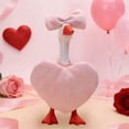 thumbnail image 7 of 7 Inch Small Festive Goose Outfits, Valentine's Day Figurine Clothes, Love Themed Goose Decor, Mini Statue Valentine Outfit, Romantic Porch Goose, Valentine's Duck Clothes, Heart Shaped Goose Costume, 7 of 7