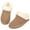 Chestnut, variant on Parfeying Women's Slip on House Slippers, Real Wool from Sheep, Anti-slip Rubber Sole Warm Indoor Outdoor Slippers for Women