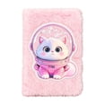 thumbnail image 2 of Bcylexb Plush Journal Notebook, Fluffy Fuzzy Soft Cover Journal With Cute Cartoon Animal Designs for Students Teens Gift Writing Stationery, 2 of 6