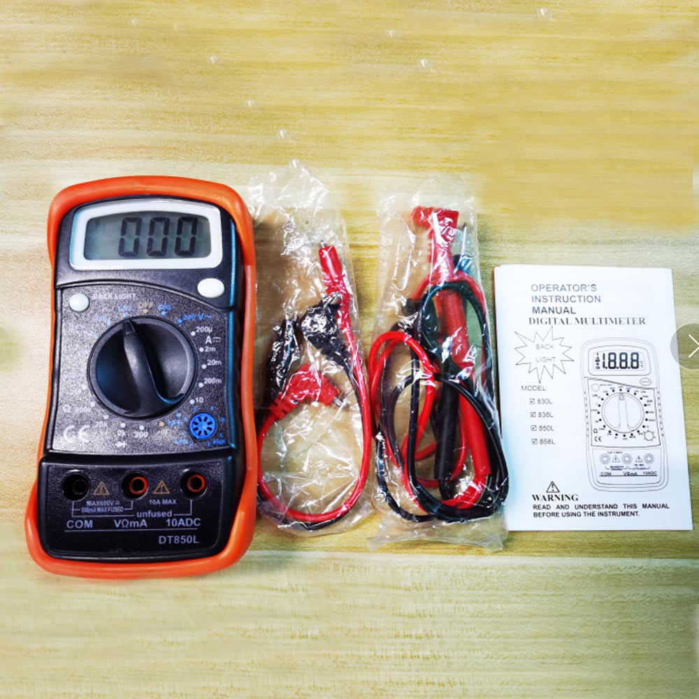 Tester LCD Multimeter Automatic/manual Current Circuit Buzzer Pocket Size 