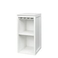 thumbnail image 5 of WHITE color modular wine bar Cabinet with Storage Shelves with Hutch for Dining Room, 5 of 10