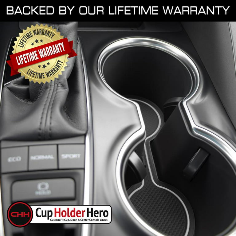 CupHolderHero fits Toyota Camry Accessories 2018-2022 Premium Custom Interior Non-Slip Anti Dust Inserts, Center Console Liner Mats, Liners 16-pc Set (White Trim) - Walmart.com