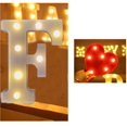 thumbnail image 4 of Lámpara Led Con Letras Del Alfabeto Inglés, Luz Nocturna Única Para Cumpleaños, Bodas, Fiestas De Navidad, Decoración Del Hogar Cateissary HA025570-03, 4 of 6