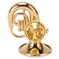 thumbnail image 4 of Broche Musical Miniatura Bling Bling Trompa Francesa Dorada, 4 of 12