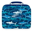 thumbnail image 3 of Thermos Kids Insulated Single Compartment Lunch Bag with Liner, Sharks, 3 of 5