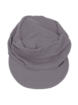 Hesroicy Men Summer Hat Flat Top Solid Color Long Brim Breathable  Decorative Sunscreen Unisex Baseball Cadet Plain Cap Headwear 