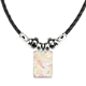 thumbnail image 1 of línea hojas flor planta pintura collar a mano colgante de cuerda de cuero Unbranded M, 1 of 3