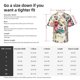 thumbnail image 5 of Balery Bird Butterfly Rose Camisas hawaianas de manga corta para hombre, camisas playeras de corte holgado, camisas de vacaciones con botones,XX-Large, 5 of 7