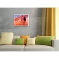 thumbnail image 4 of Red Sky (Ka Lani Mākole) - Hawaiian Sunset - From an Original Watercolor Painting by Janet Stewart - 8 x 12 inch Vintage Metal Tin Sign, 4 of 4