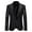 Black, variant on UTTOASFAY Men'S Autumn and Winter Personality Sequins Casual Suit Jacket Black 4(S)