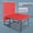 Red + MDF, variant on 6x3ft Black Mid-Size Ping Pong Conversion Top Foldable & Portable Table Tennis Table Top for Indoor Games, Single Sided Upright Practice