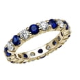 thumbnail image 2 of Karina B� Genuine Sapphire Eternity Band, 2 of 9