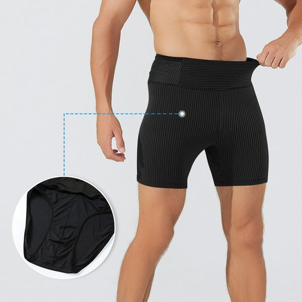 pstuiky Hombres bajos, Pantalones de yoga para hombre, de color liso, con bolsillos laterales, elásticos, para correr y hacer ejercicio. Pantalones cortos de entrenamiento