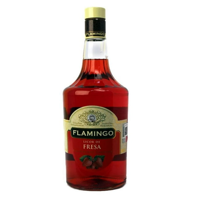 Paquete de 3 Licor Flamingo Fresa 1 L