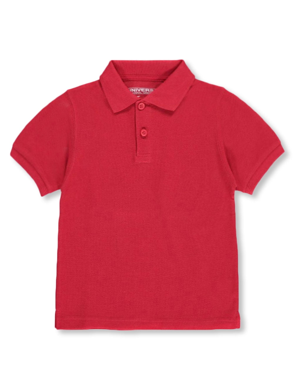 Toddler Red Pique Polo Short Sleeve French Toast School Uniform Sizes 2T to 4T 