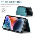 thumbnail image 6 of for iPhone 14 Case with Card Holder, Wallet Case for Women Men with RFID Blocking, Durable Leather Kickstand Magnetic Clasp Shockproof Phone Case for iPhone 14, 6 of 12