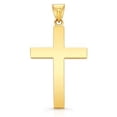 thumbnail image 2 of 22K Gold Men's Medium Polished Cross Pendant, 2 of 4