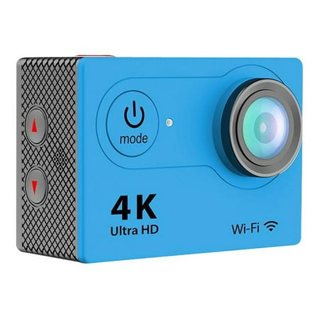iPM 4K - Action camera - 4K / 10 fps - 4.0 MP - Wi-Fi - underwater up to 98.4 ft - blue