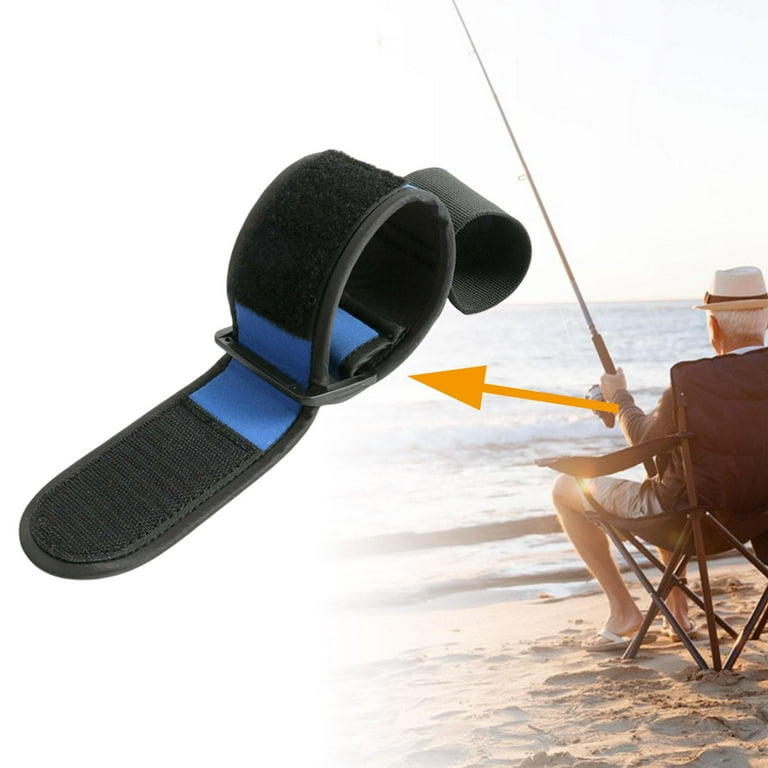 1 Piece Casting Aid Wrist Support Neoprene Attachment Cushion Attachment Soft Breathable Adjustable Fly Rod Holder Belt for Safety Pesca Tackle, Men's