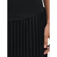 thumbnail image 5 of Women'S Solid Color Pleated Midi Skirt Versatile Fashion Casual Long Skirt Elegant Black L, 5 of 10