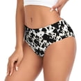 thumbnail image 2 of Fotbe Cow Skin 1 Calzones Estampados para Mujer – Ropa Interior de Algodón, Cómoda, Suave y Elástica-3X-Large, 2 of 6