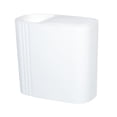 thumbnail image 3 of Cubo de basura pequeño, compacto y delgado de 12 l con tapa para el baño. blanco, 3 of 9
