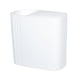 thumbnail image 3 of Cubo de basura pequeño y compacto con tapa, 12 l, para baño de dormitorio. blanco, 3 of 9