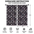 thumbnail image 2 of Blackout Kids Curtains,Black Cartoon Unicorn Rainbow Childrens Insulated Curtains Set Of 2,Bedroom Essentials,Toddler Room Decor 42"x84", 2 of 5