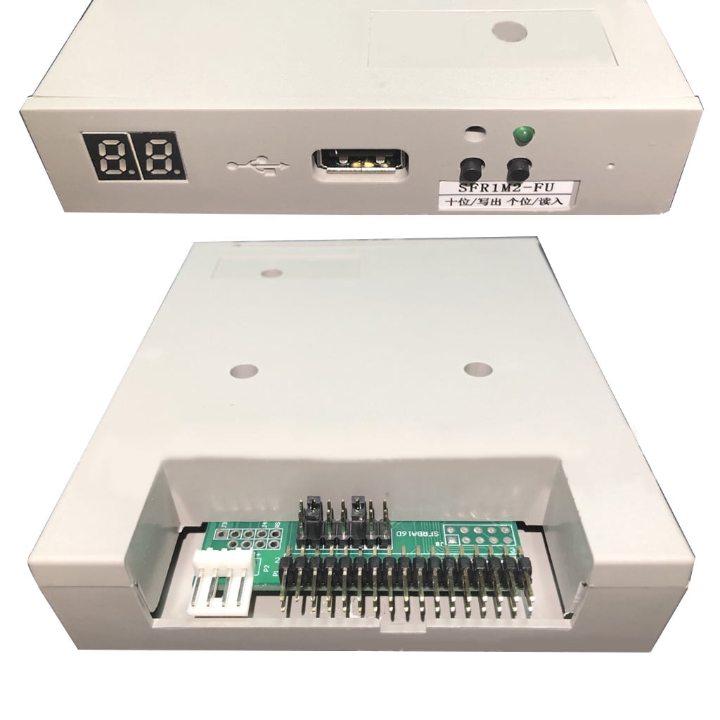 USB Floppy Disk Reader Drive 3.5in External 1.2MB Floppy Drive for Flat Knitting Machine Plug＆Play for Extra