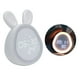 thumbnail image 5 of Reloj despertador digital de escritorio con dibujos animados para niños, luz LED nocturna recargable, regalo para niños Blanco, 5 of 9