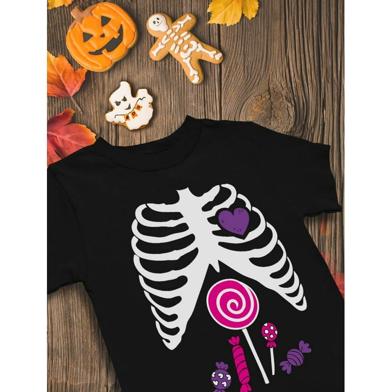 Candy Monster Halloween Funny Candy Monster Pumpkin Face T Shirt