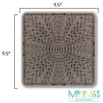thumbnail image 3 of Messy Mutts Framed Silicone Therapeutic Licking Mat | 9.5" x 9.5" | Slow Feeder Mat for Boredom & Anxiety | Lick Pad for Dogs & Cats | Grey, 3 of 4