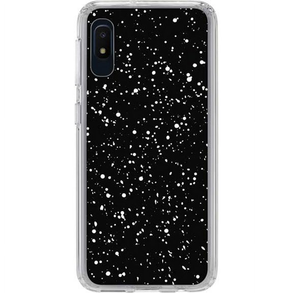 Skinit Polka Dots Black Speckle Galaxy A10e Clear Case