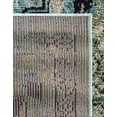 thumbnail image 6 of Unique Loom Medici Collection Area Rug - Valencia (2' 7" x 10' Runner Blue/Brown), 6 of 6
