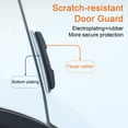 thumbnail image 3 of Soumake 4Pcs/Set High Glossy Slim Door Edge Guards Bumper Protector Trim Black Color Auto Vehicle Guard Sticker Molding Accessories, 3 of 8