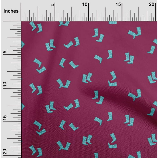 oneOone Polyester Lycra Tissu Bottes Mode Tissu de Couture d'Impression BTY 56 Pouces de Large