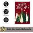 thumbnail image 2 of Merry Christmas Tree Garden Yard Flags 12x18 Double Sided- Small Xmas Pine Welcome Flag for Winter Xmas Holiday Yard Outside, 2 of 6