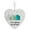 C, variant on Heart Shaped Ornaments Christmas Tree Decorations For True Friends Ornaments For True Friends Heart Shaped Ornaments Souvenir Christmas Tree Hanging Pendant Decorations (D,One Size)
