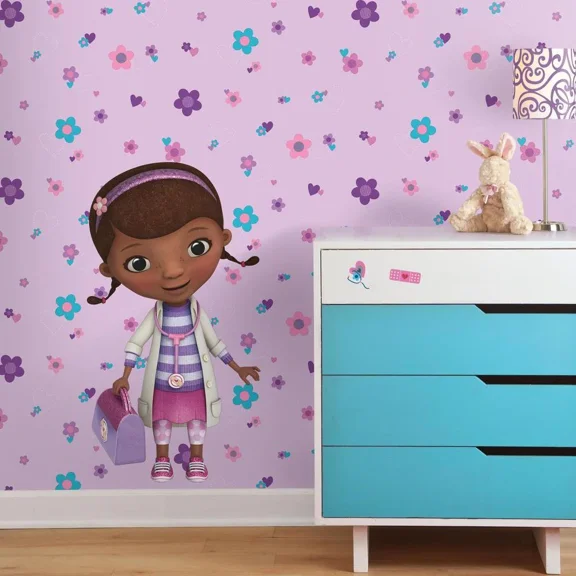 New Giant DOC McStuffins Wall Decals Stickers Roommates Girls Bedroom Decor RMK2283GM