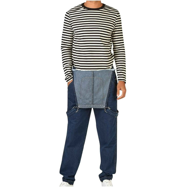 Gallickan Mens Jeans Overalls Straight Denim Jumpsuits Hip Hop Men Cargo  Bib Pants Cowboy Male Jean Dungarees Spring Saving 