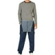 thumbnail image 5 of Overoles para hombres monos Casual Moda Soid Pecho Bolsillo Washed Denim Suspender Pantalones largos Pantalones cargo Odeerbi ODB-5, 5 of 9