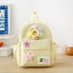 thumbnail image 5 of Mochila para ins femenino mochila pequeña jardín infantes con flores frescas mochila liviana para estudiantes escuela primaria mochila nailon mochila pequeña 826-PZ20240625013766 amarillo, 5 of 5