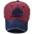 thumbnail image 4 of Canada Maple Casquette de Baseball en Coton Hommes Femmes Sports Extérieur Chapeau Décontracté, 4 of 8