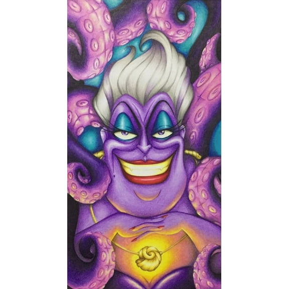 Diamond Painting Kits for Adults, Diamond Painting Stitch Gem Art Craft DIY Home Wall Decor 12x16 inch (Ursula Diamond Painting)